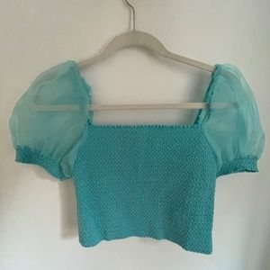 Alice & Olivia Brand New — Aqua Top